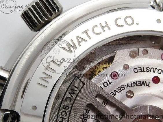 MIROTIME 0211 Casual Portuguese Chrono IW3716 Z+F 1:1 Best Edition White Dial on Blue Rubber Strap A 7016